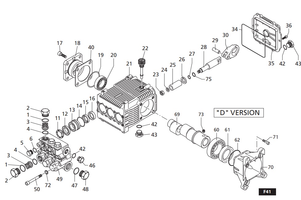 AR RKV4G35H Pump rebuild Kits & parts